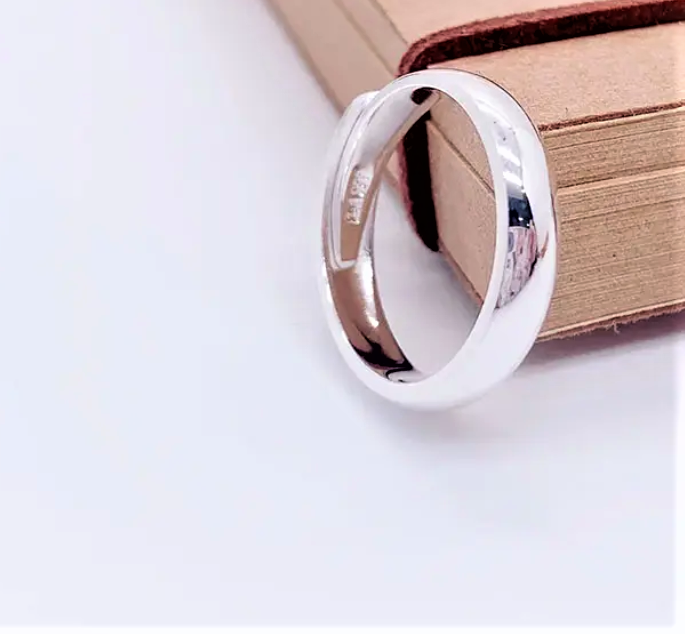 Adjustable Minimal Style Ring- Silver